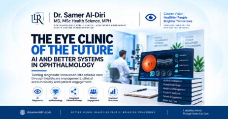 The Eye Clinic of the Future: AI and Better Systems in Ophthalmology by Dr. Samer Al-Diri